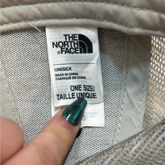 The North Face Navy Front with Tan Mesh Trucker Cap - Picture 4 of 5